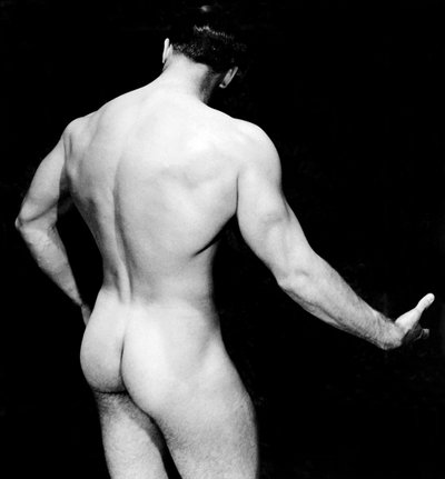 Nude Bodybuilder Back View, San Francisco, California by Unknown